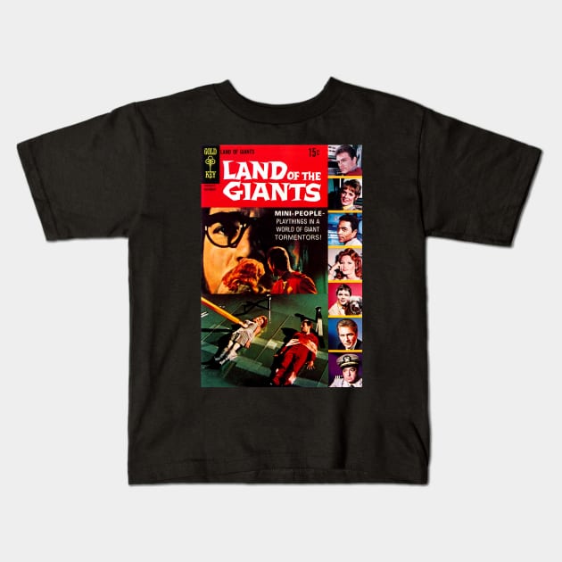 Land of the Giants Kids T-Shirt by Scum & Villainy